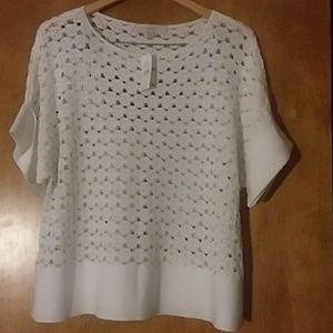 Loft Crochet Blouse size XL